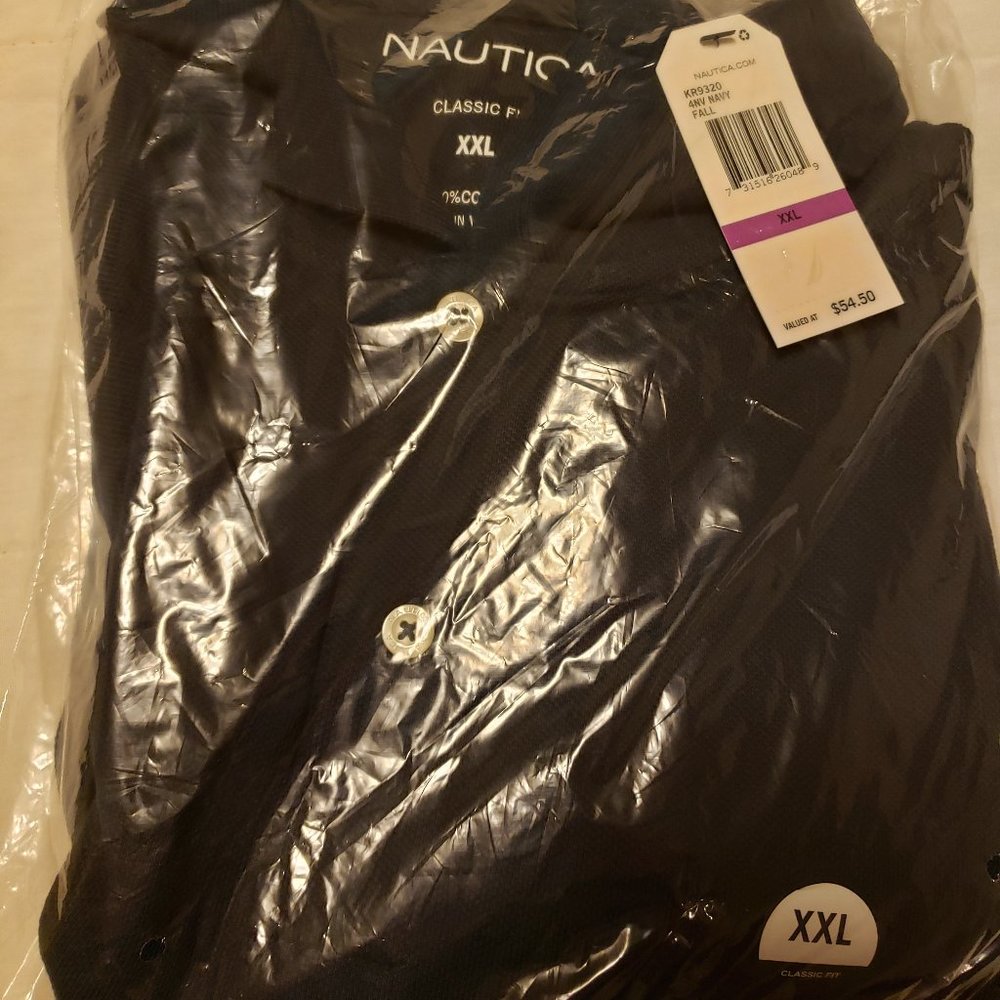 Nautica Men's Classic Fit Long Sleeve Polo - XXL